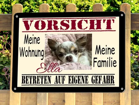 TierschildHunde VORSICHT Bild